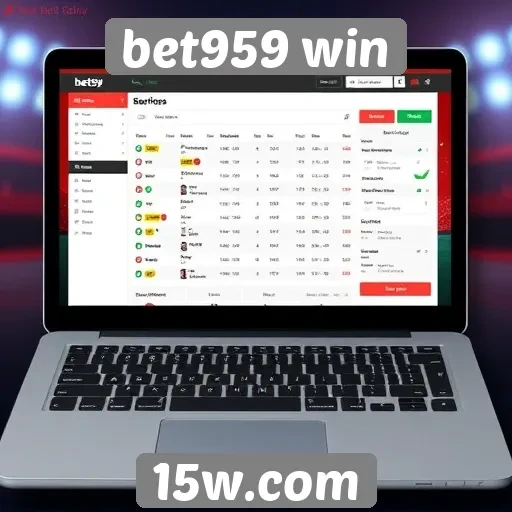 Interface do Bet959 Win proporciona navegação intuitiva